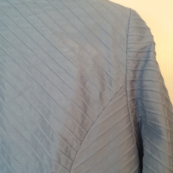 Blue Silk Blazer by Silk Club Collection - Picture 6 of 7